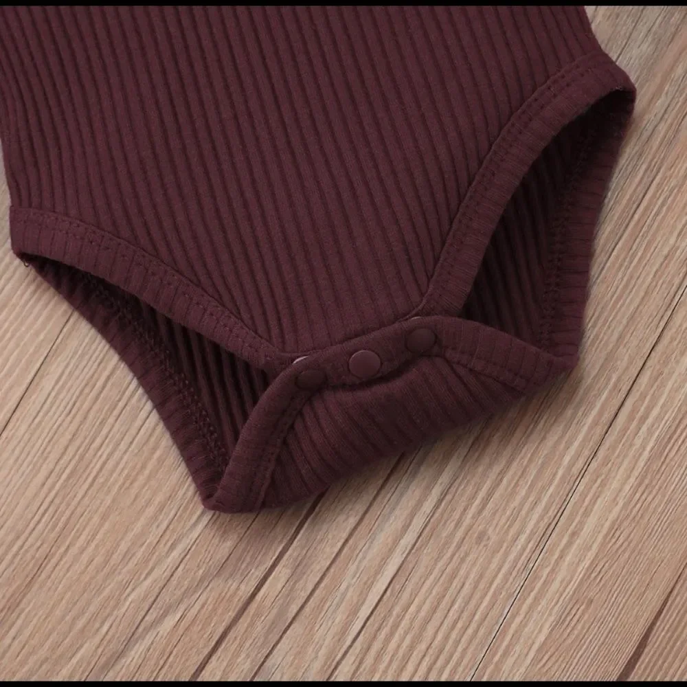 NEW Size 18-24 months, girls baby one piece, romper, red, burgandy, long sleeved